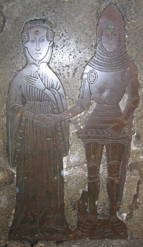 Robert de Freville and wife 1400